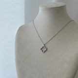 SILVER SANTA SNOW * STERLING SILVER NECKLACE