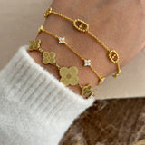 CLOVER D'ORO ~ BRACCIALE