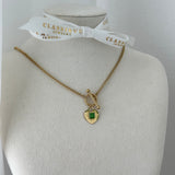 GREEN HEART ~ NECKLACE