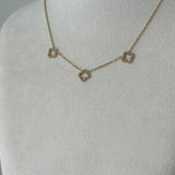 SPARKLE CLOVER ~ NECKLACE