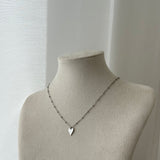 SILVER BABY HEART ~ NECKLACE