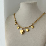 CHUNKY HEARTS ~ NECKLACE