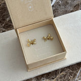 VINTAGE  BOW  ~ EARRINGS