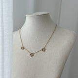 SPARKLE CLOVERS ~ NECKLACE